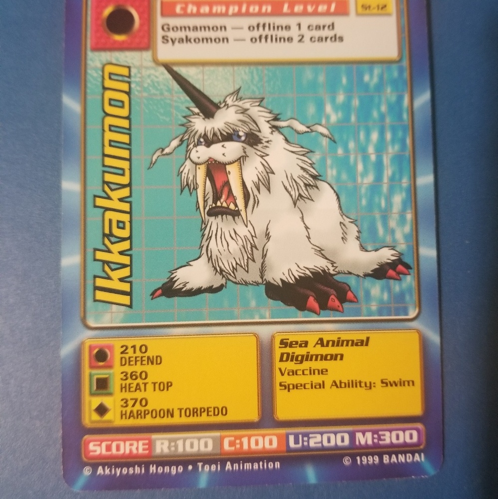 Ikkakumon digimon card